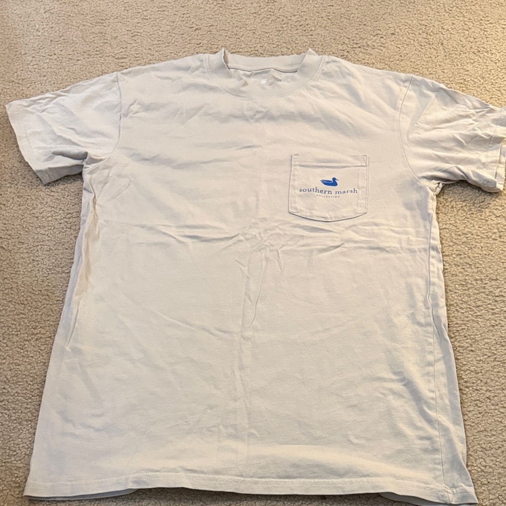Southern Marsh Men's Classic White Tee